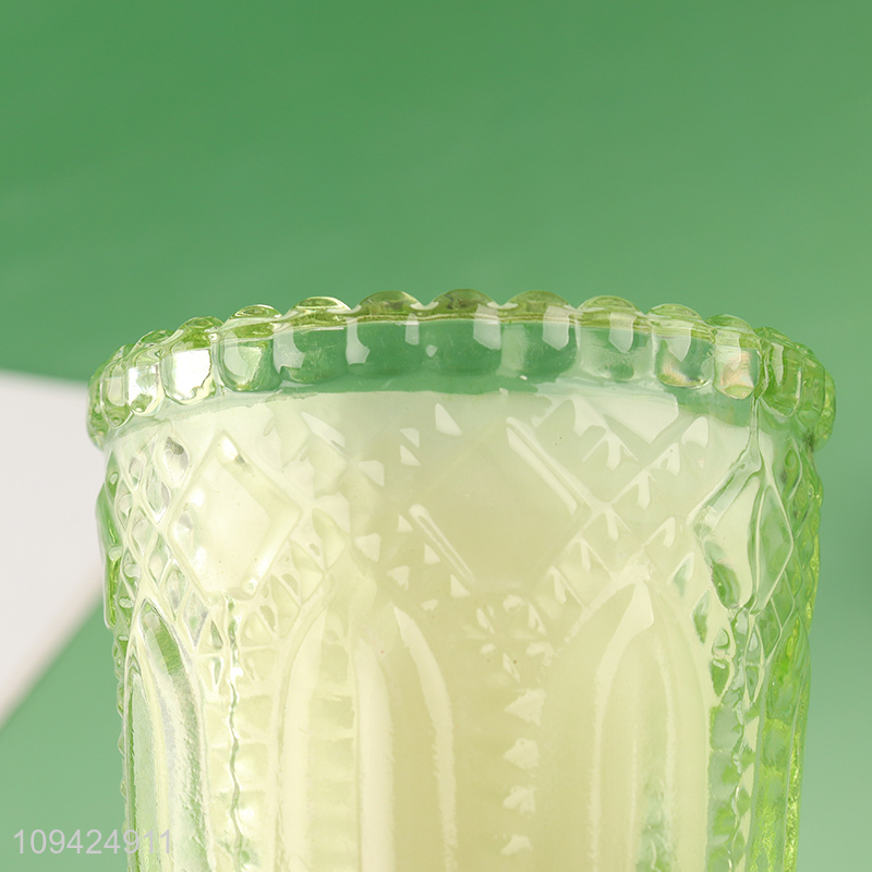 Good sale glass cup candle long lasting scented candle