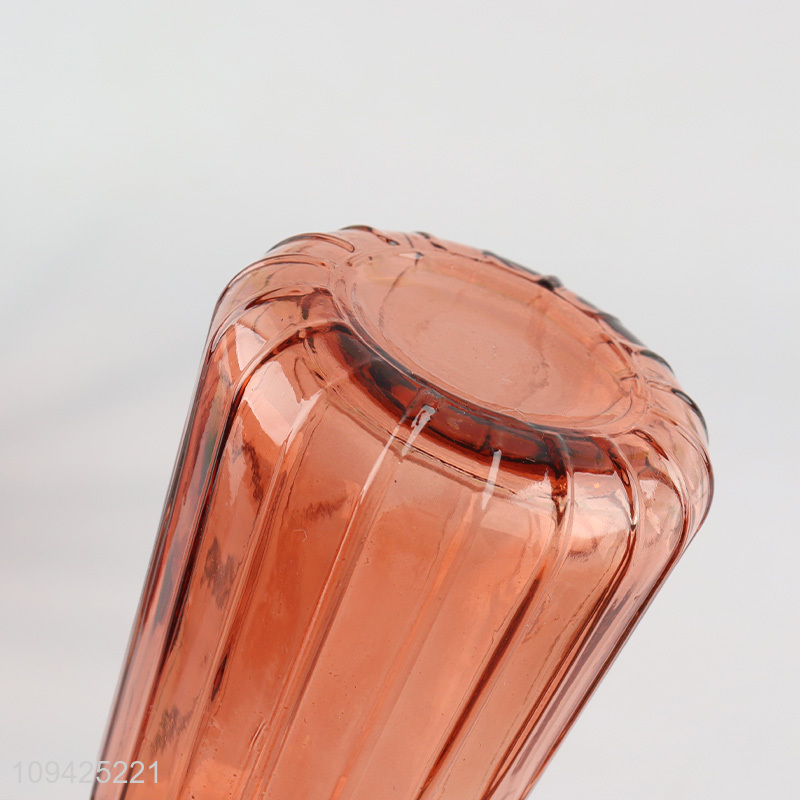 Top selling home decor glass flower vase wholesale