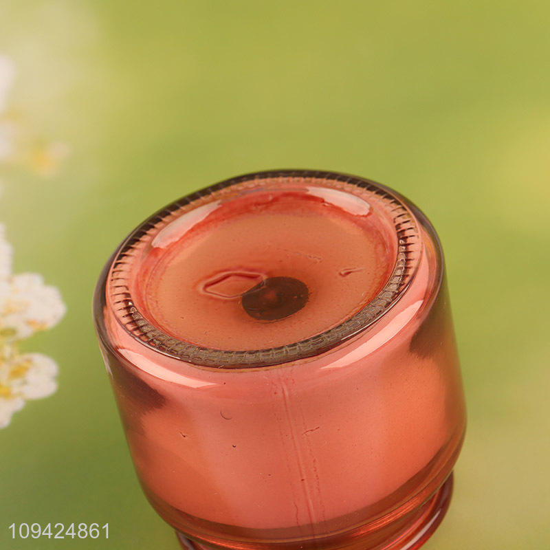 Top quality glass cup candle scented candle for sale
