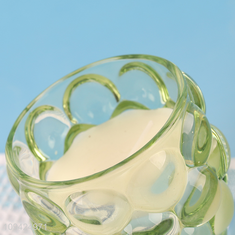 Hot items glass cup candle scented candle for desktop decor