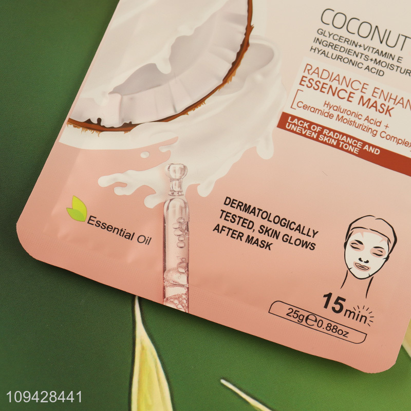 Factory price coconut oil facial care facial mask