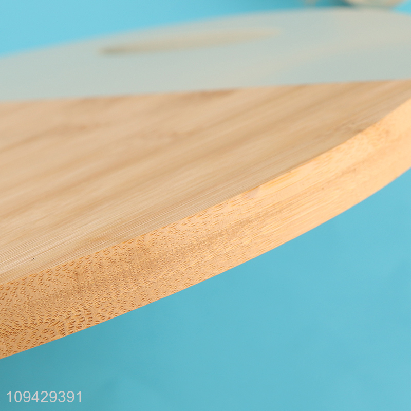 Factory direct sale bamboo round cutting board chopping blocks