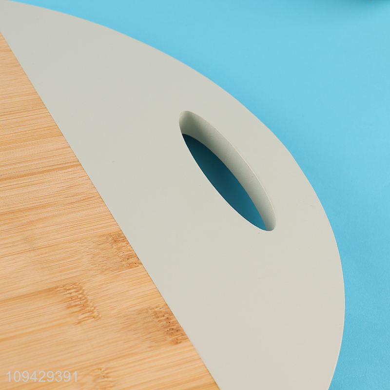 Factory direct sale bamboo round cutting board chopping blocks