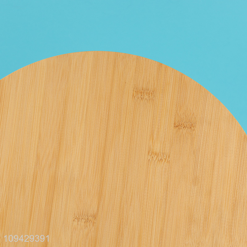 Factory direct sale bamboo round cutting board chopping blocks