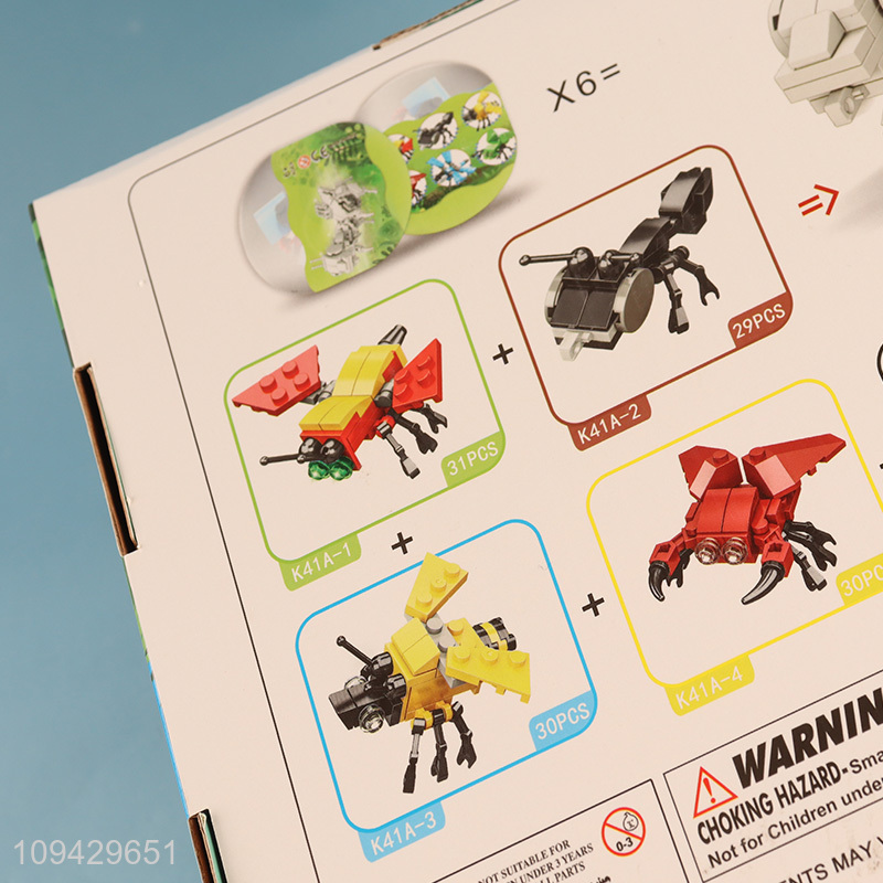 Wholesale Educational Insect Puzzle Toy Brick