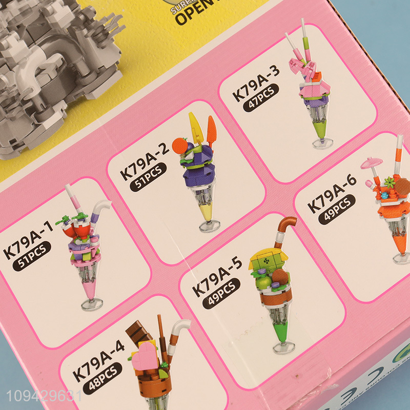 Creative Ice Cream Sweet Building Blocks