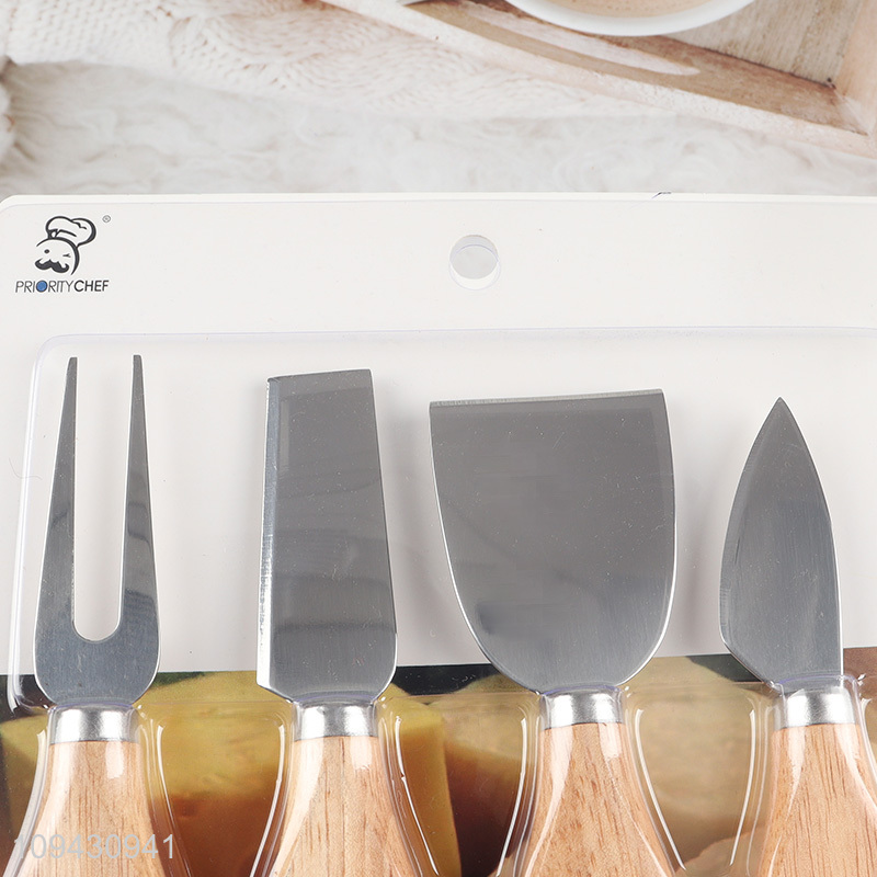 Hot items 4pcs cheese knife cheese tool set
