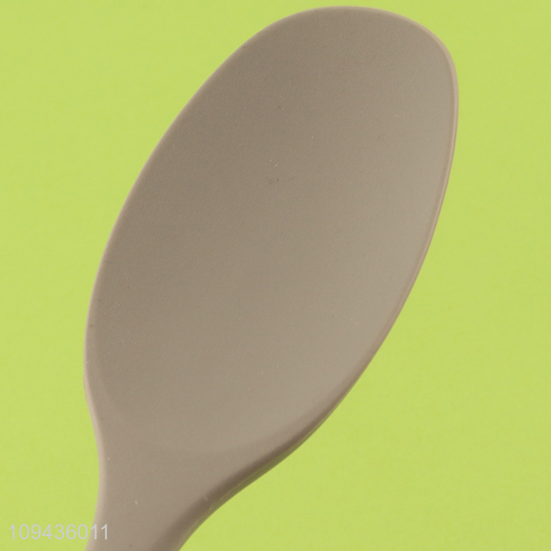 Low price grey silicone kitchen utensil basting spoon
