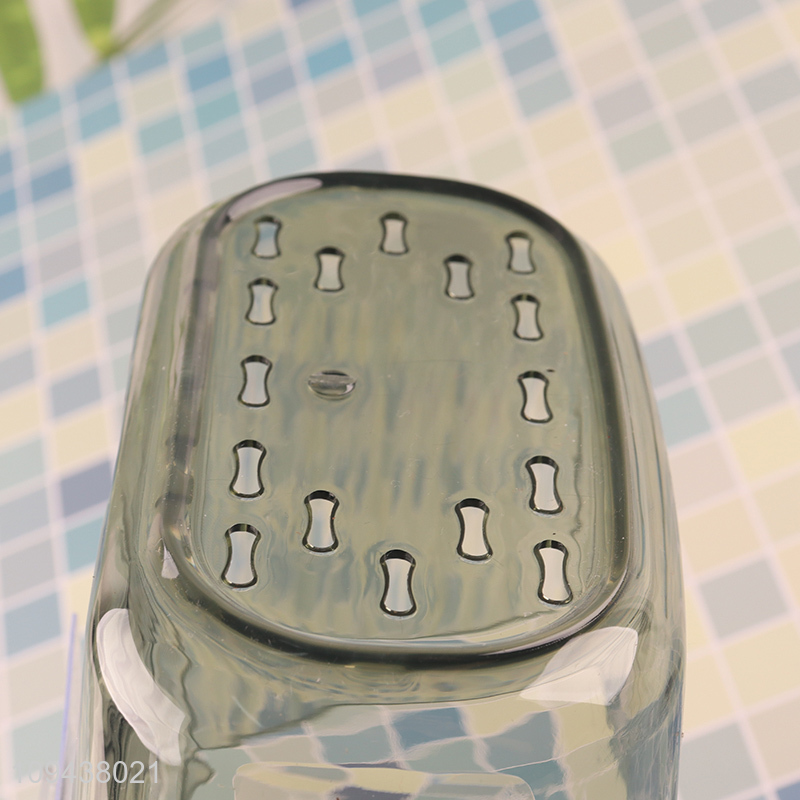 Wall Mounted Bathroom Toothbrush  Toothpaste Organizer Storage Cup