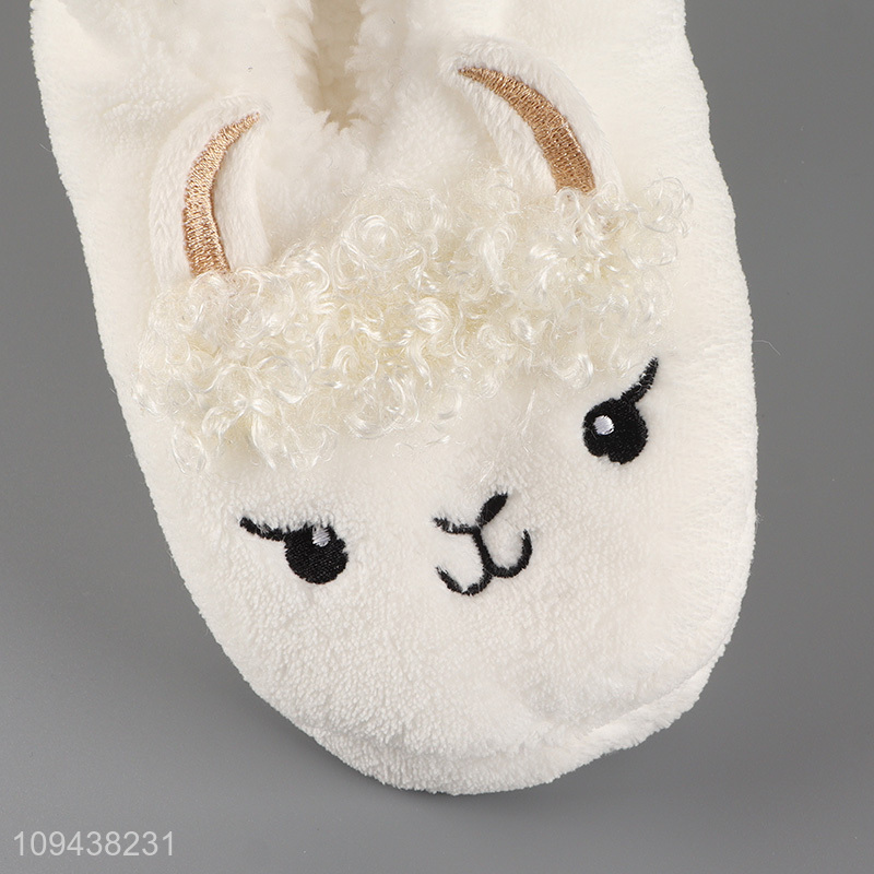 New arrival anti-slip polyester home floor slippers