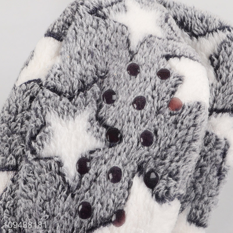 Hot selling multicolor winter plsuh home slippers