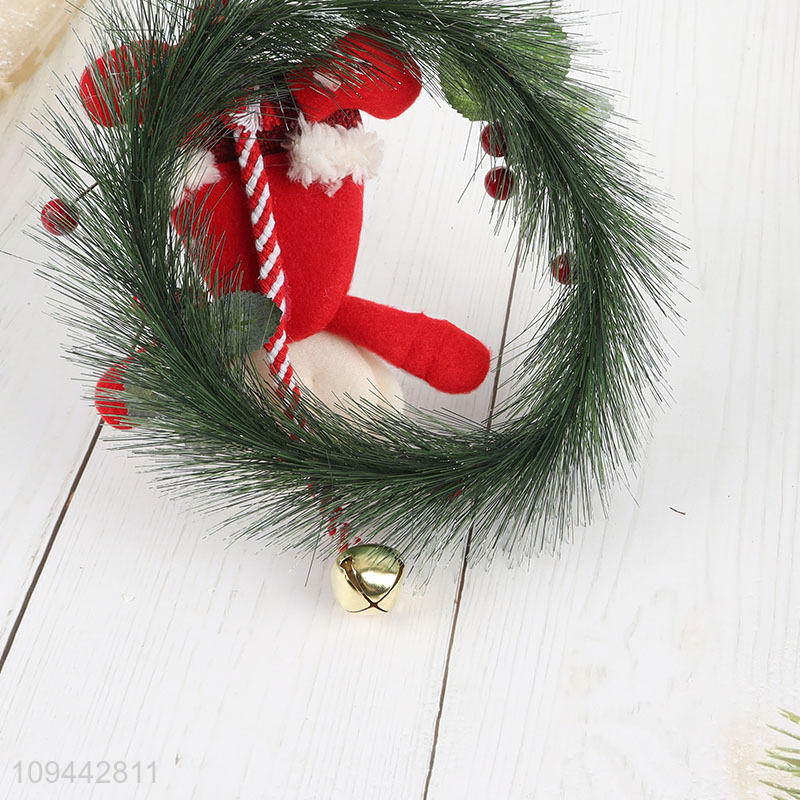 New arrival  xmas wreath decorative pendant for sale