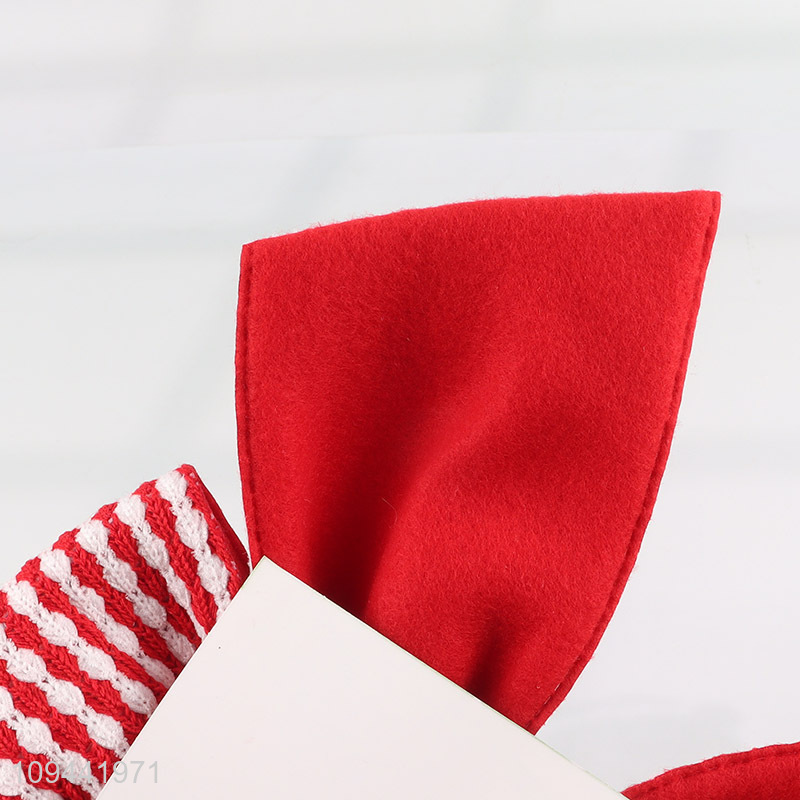 Top products red white striped ribbon bow for Christmas