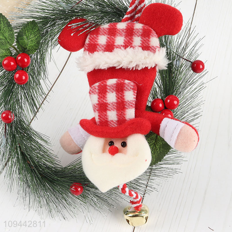 New arrival  xmas wreath decorative pendant for sale