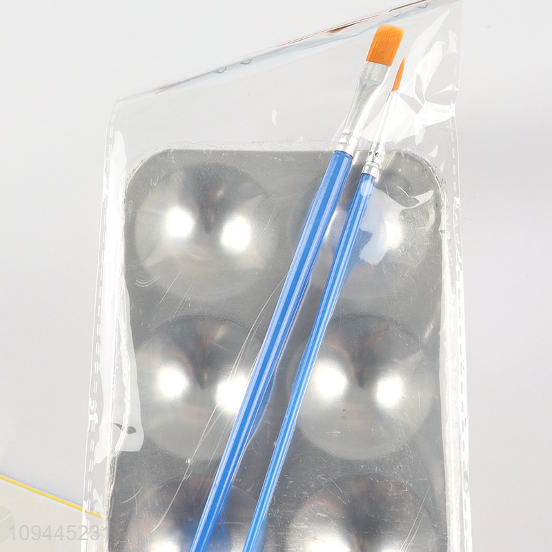 China wholesale professional paint palette painting brushes set