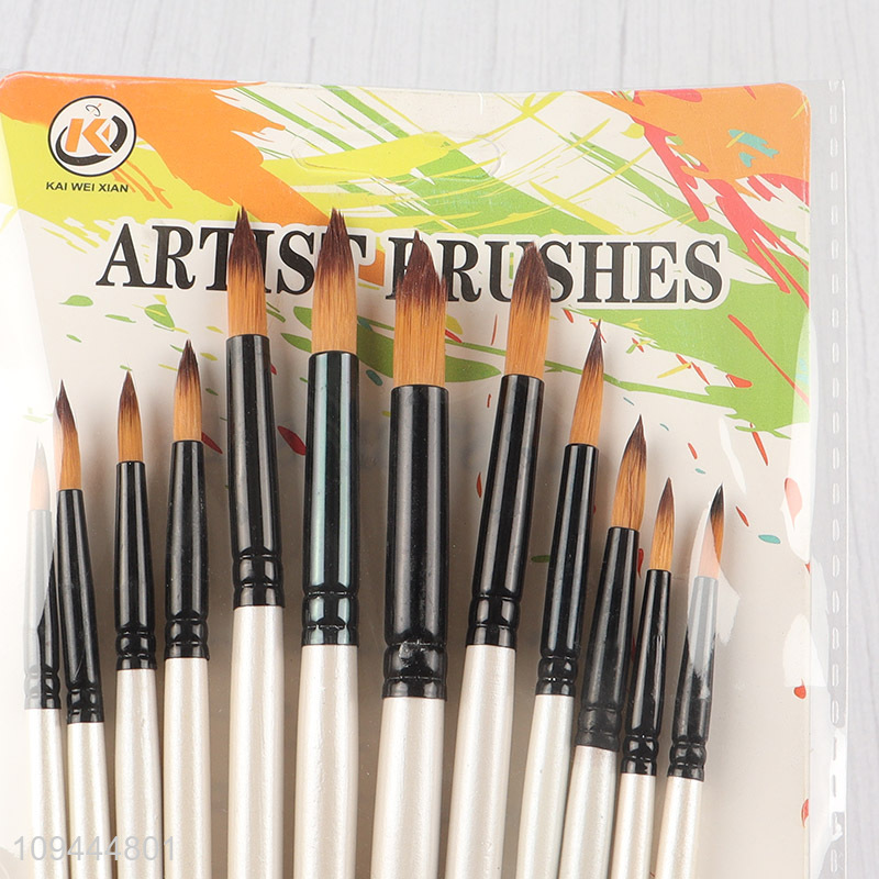 Low price art supplies painting brush set