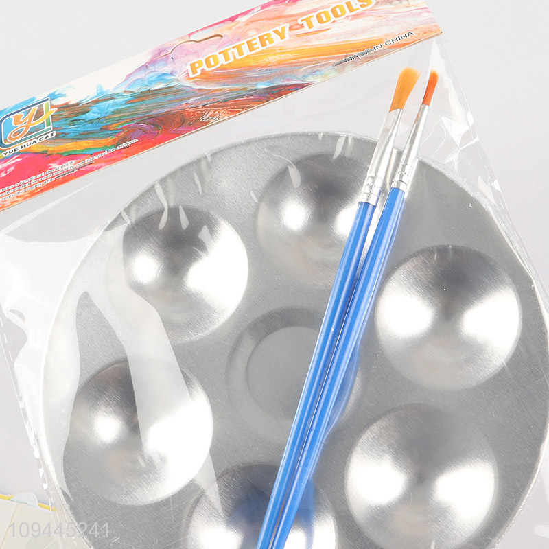 New product art paint palette painting brushes set