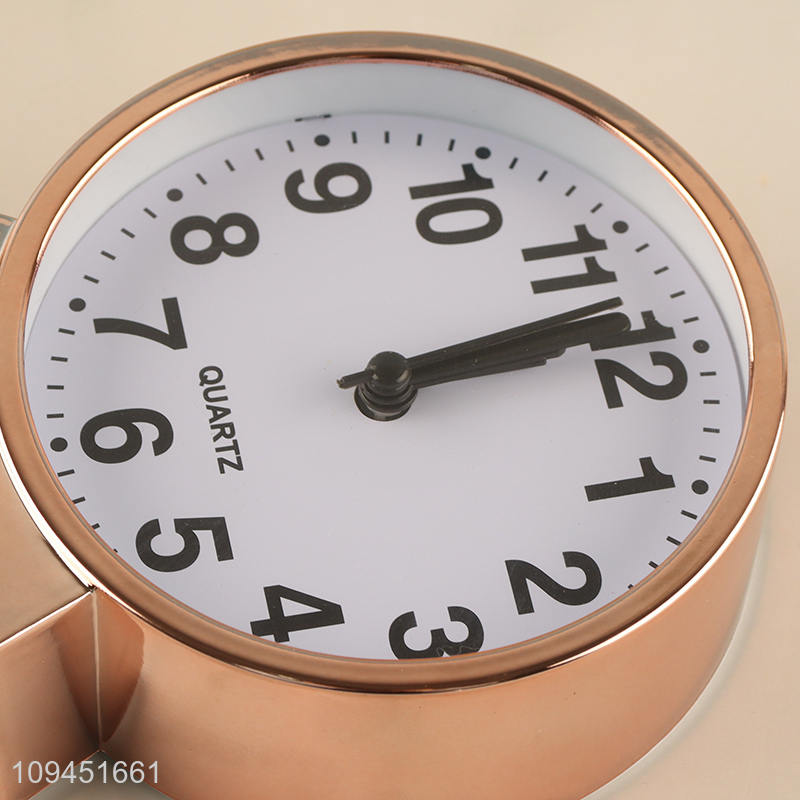 Good price round quartz alarm clock for students