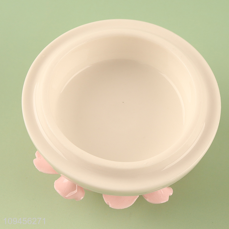 Wholesale mini ceramic jewelry box with lid
