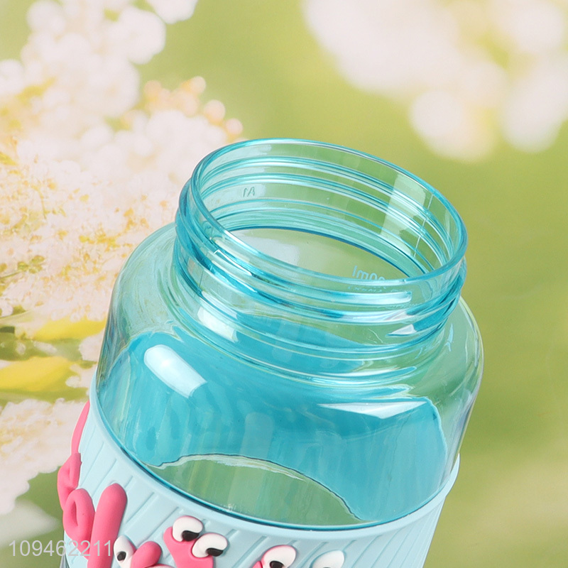 Best selling plastic water bottle drinking bottle with straw