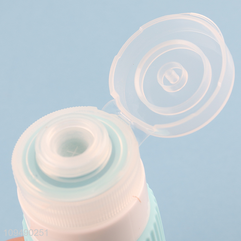 China supplier 4pcs travel silicone bottle set