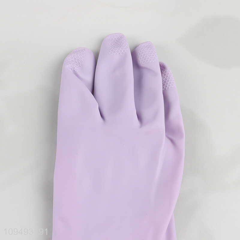 Hot items thickened pvc household gloves for sale