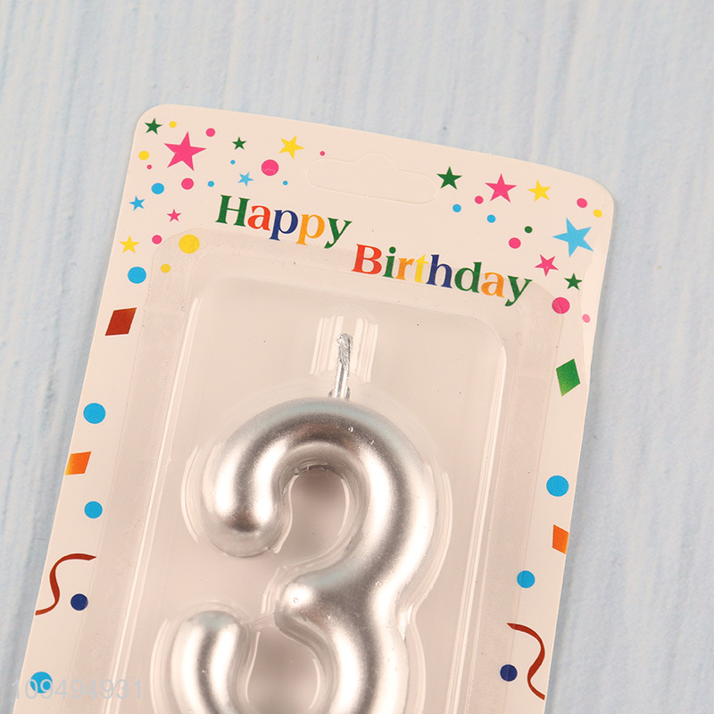 Hot sale birthday party cake candle for decor