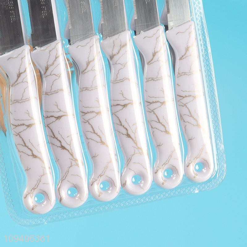 China factory 12pcs stainless steel knife set