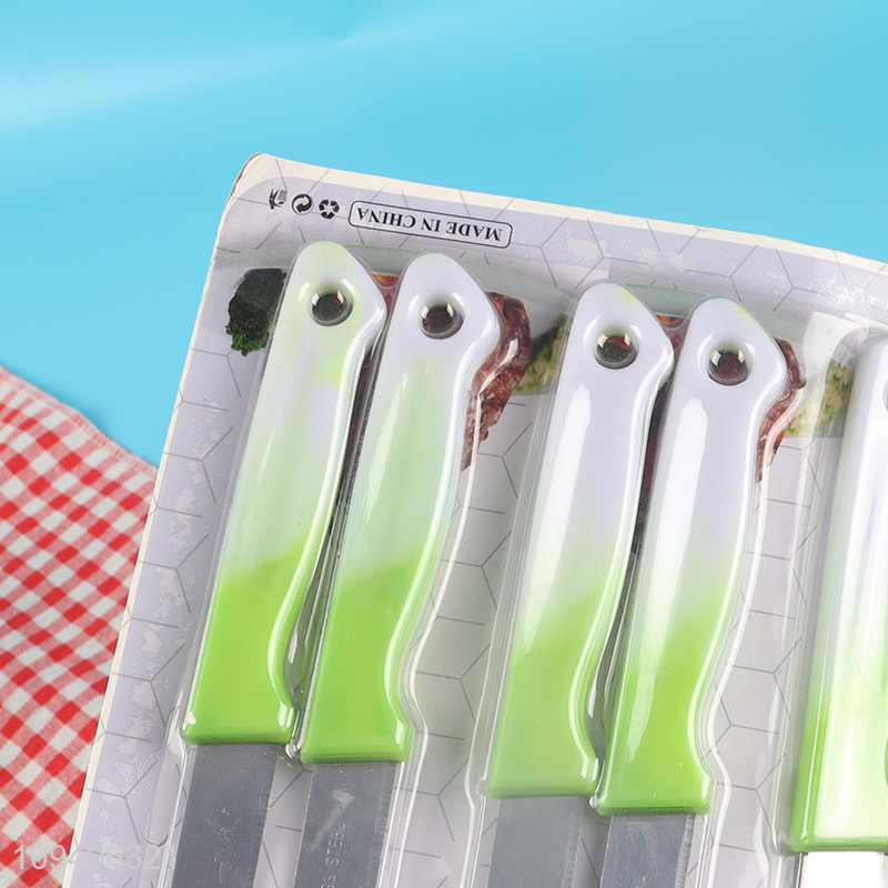 China supplier 12pcs stainless steel dinner knife set