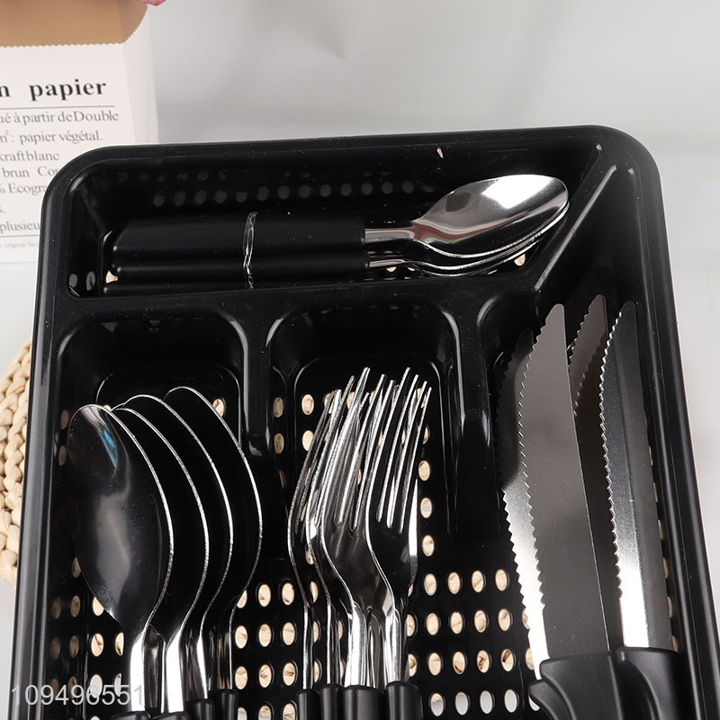 Best selling 24pcs stainless steel cutlery set