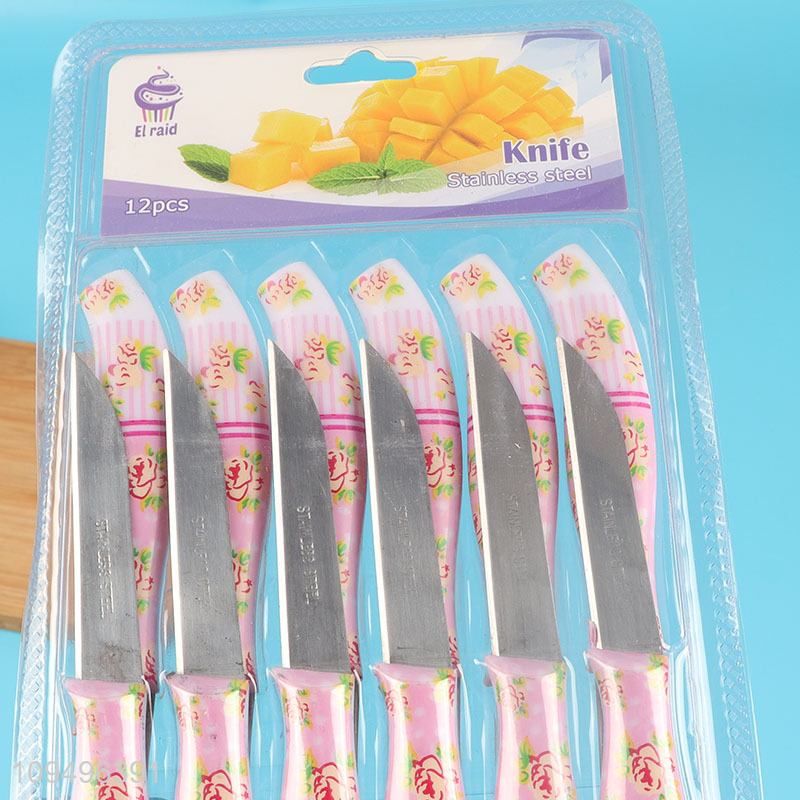 New arrival  12pcs stainless steel dinner knife set