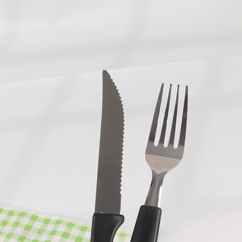 Yiwu market 16pcs stainless steel cutlery set for home