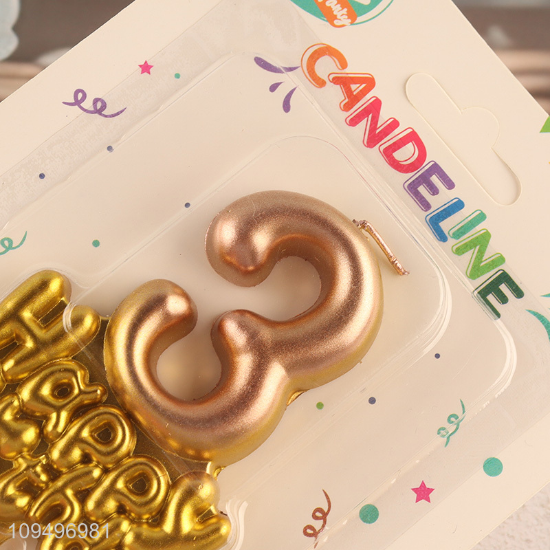 Best quality decorative digit candle for birthday party