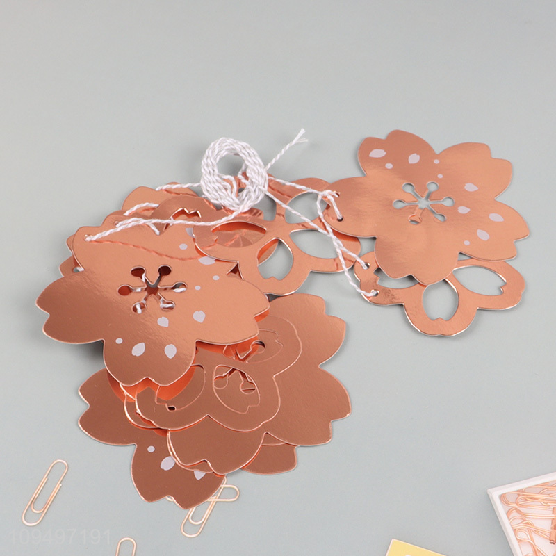 Good price festival cherry blossom metallic flag
