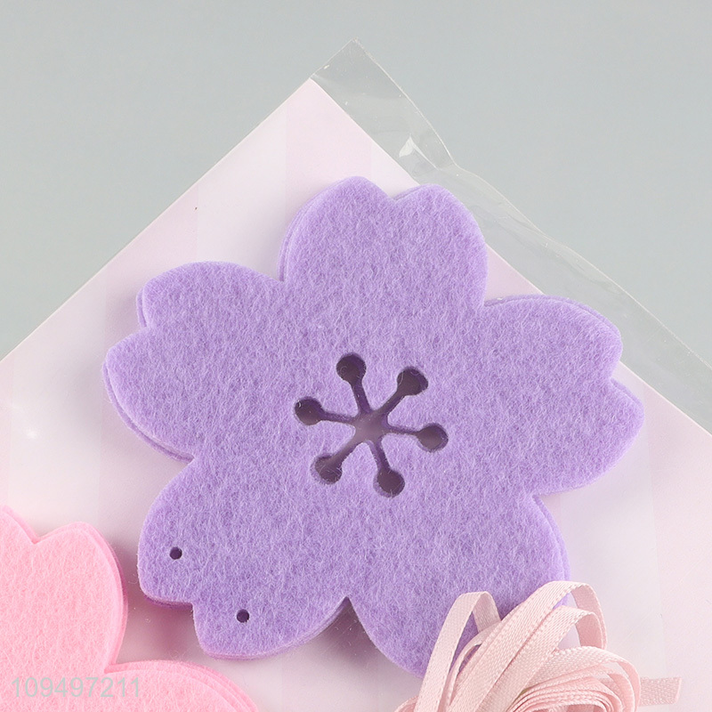 Factory price cherry blossom felt banner set