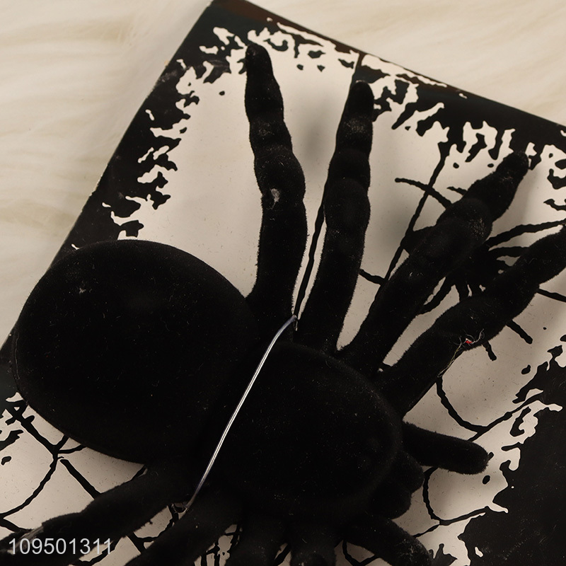 Hot selling Halloween decoration black spider