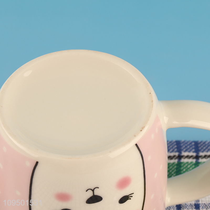 Online wholesale cartoon rabbit water cup ceramic cup
