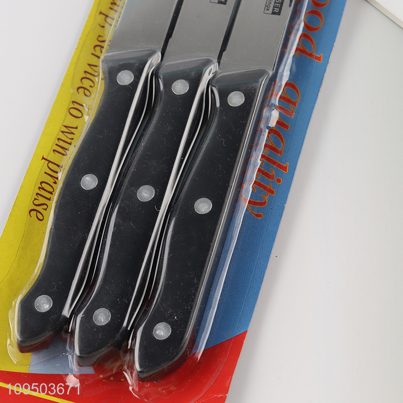 Top selling 6pcs stainless steel fruit knife set