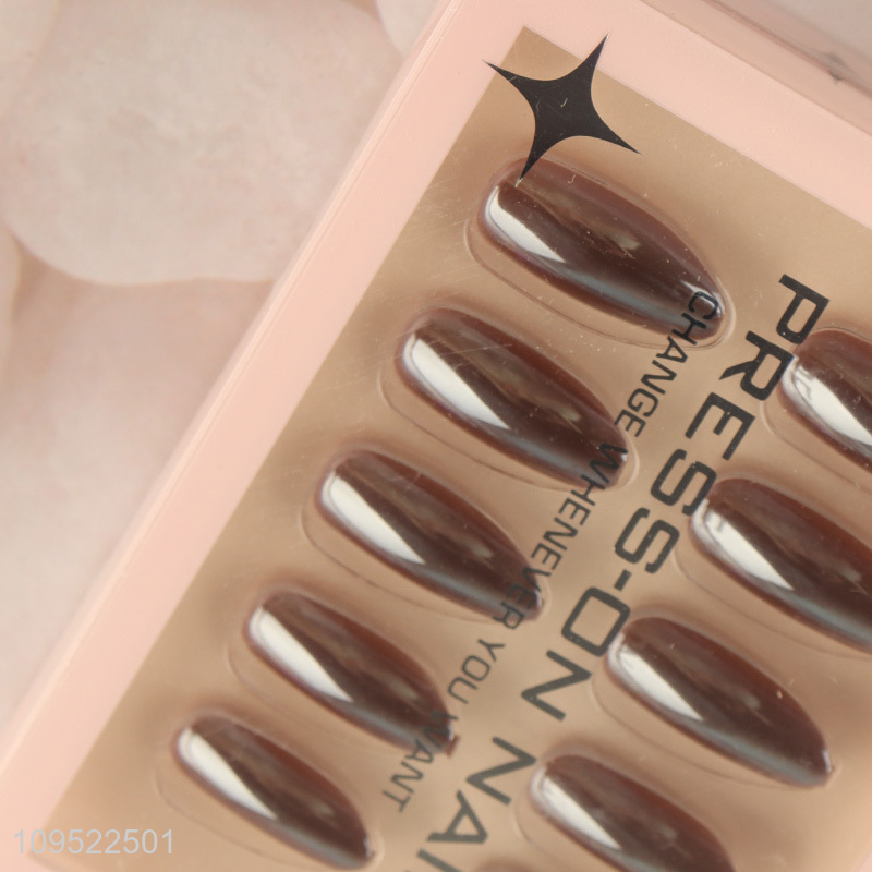 Top quality 30pcs natural fake nail set