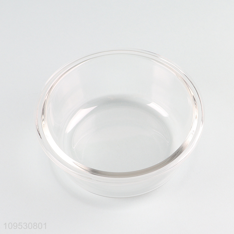 Good sale round glass food container crisper wholesale