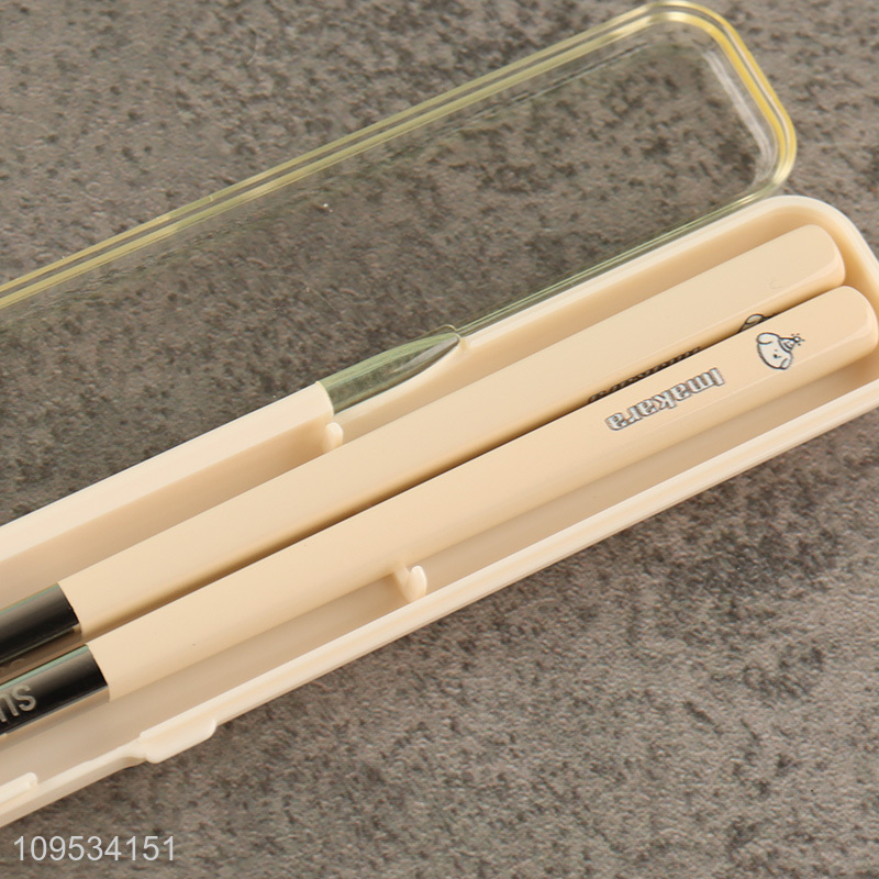 China wholesale 2601 stainless steel portable chopsticks