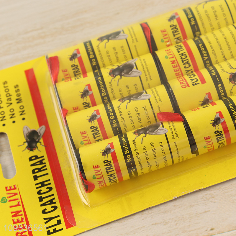 Good quality 8pcs fly catch trap for sale
