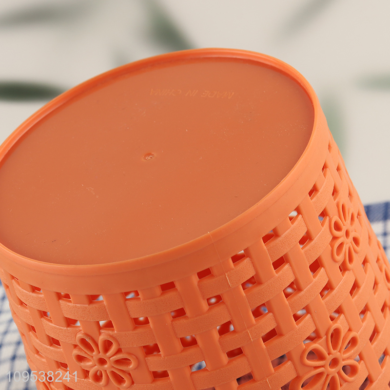 Top selling hollow plastic storage basket wholesale