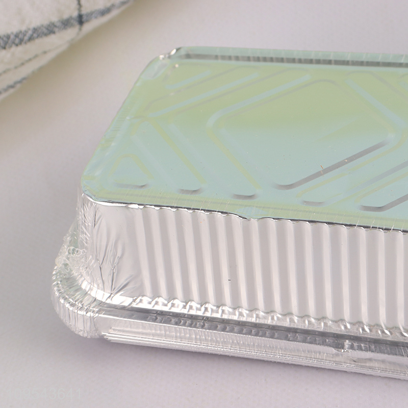 Good price restaurant aluminum foil container with lid
