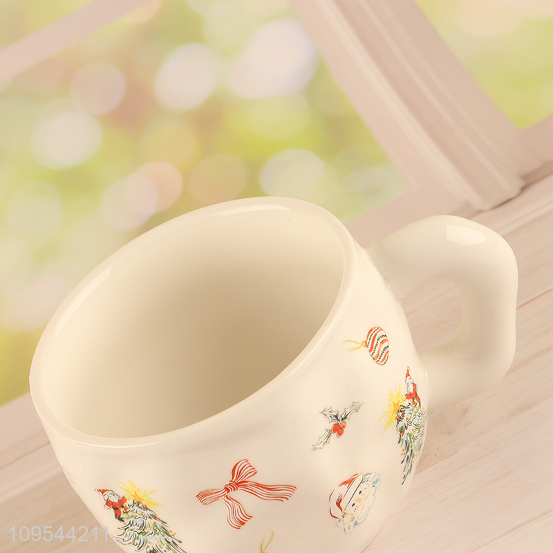 China supplier christmas ceramic cup and saucer set