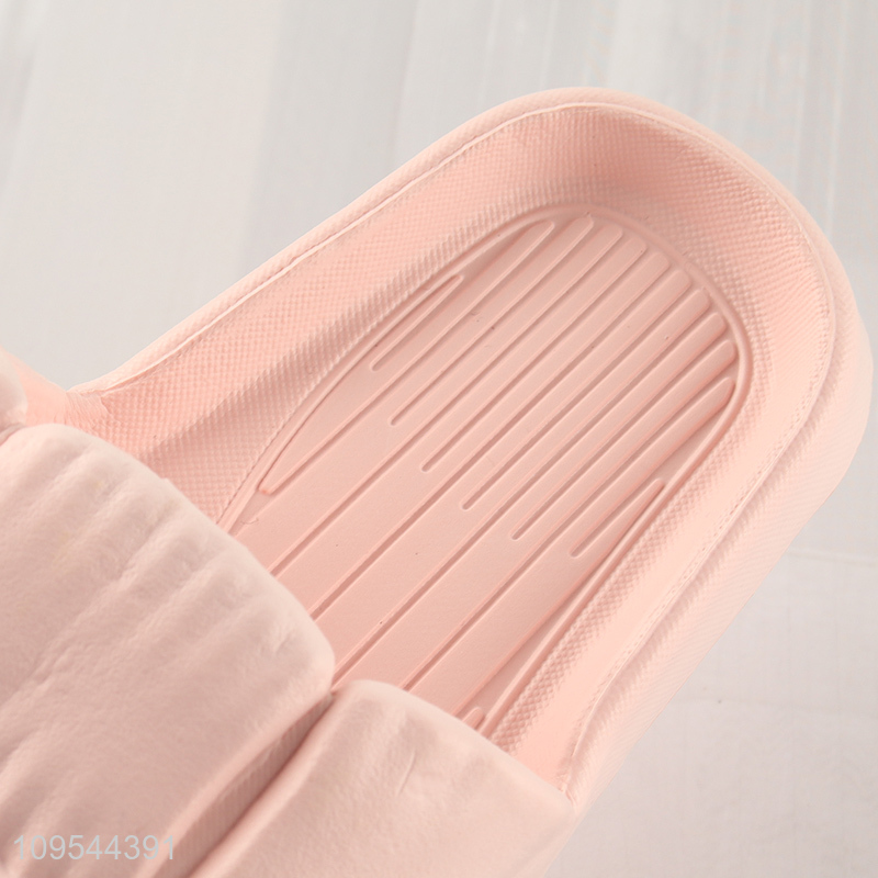 Top sale pink summer non-slip women slippers