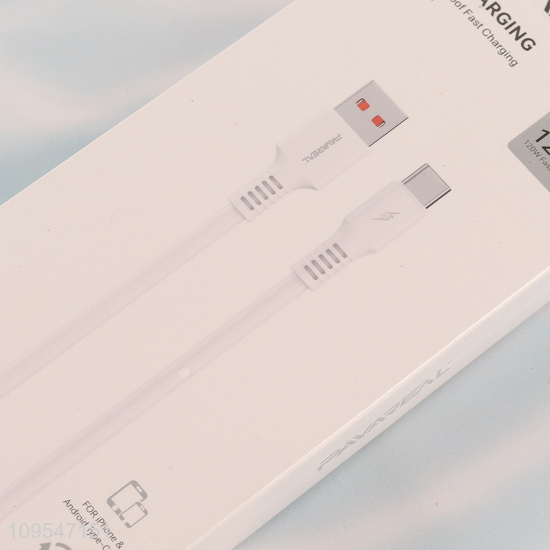 Low price 120W fireproof fast charging data cable