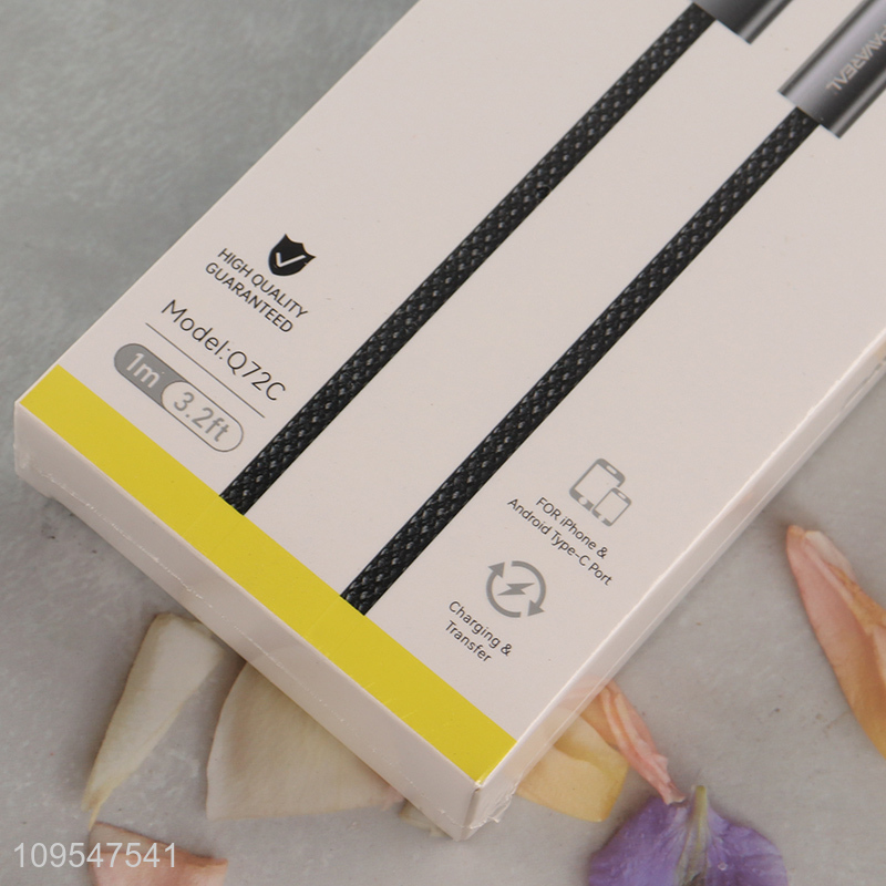 China factory 120w nylon braided fast charging data cable
